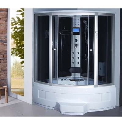 Whirlpool bath steam cabin shower room with TV and touch screen control panel