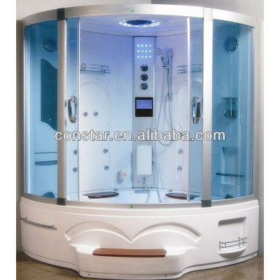 Luxury Double Shower Room with Tempered Glass(9011)