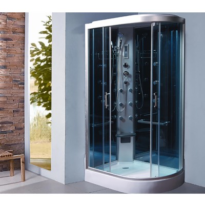 Wholesale Cheap Corner Shower Stall Enclosures shower cabin duschkabine with 3kw steam generator